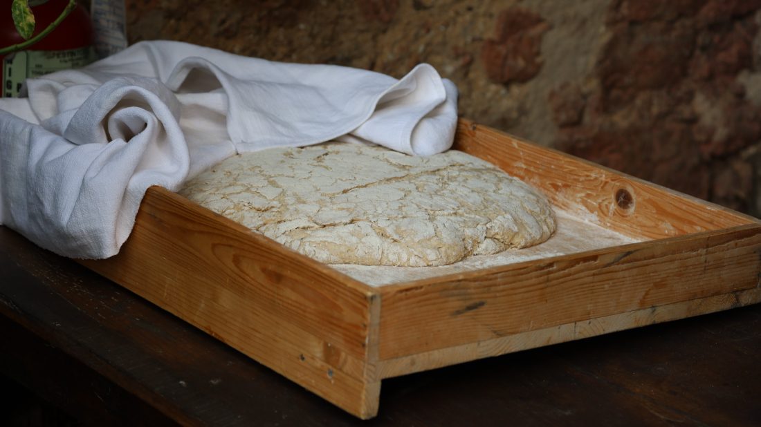 Freshly baked bread